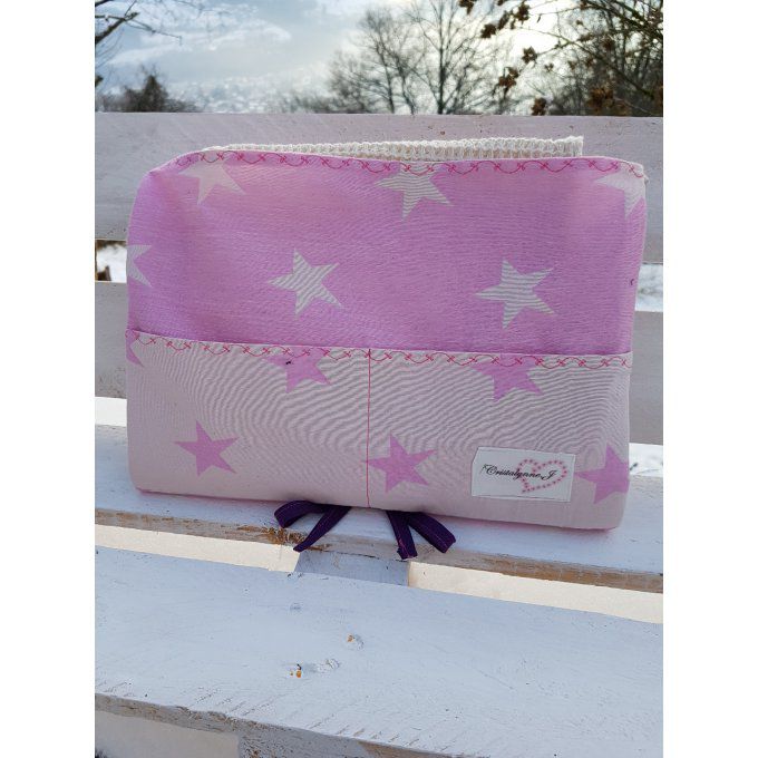 Tapis à langer nomade personnalisable 100% coton biologique