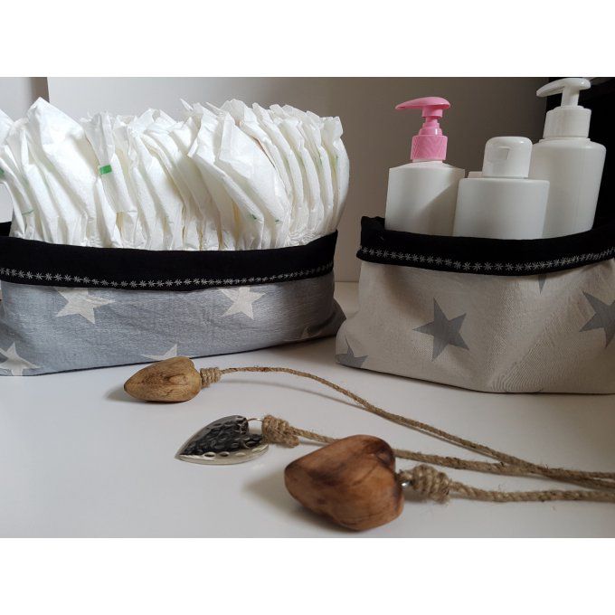 Lot paniers de rangement personnalisable 100% 