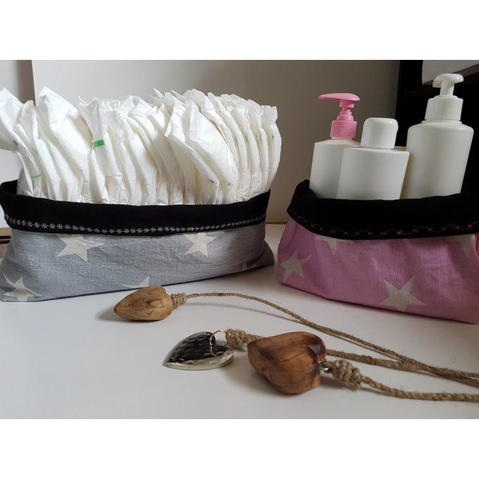 Lot paniers de rangement personnalisable 100% 