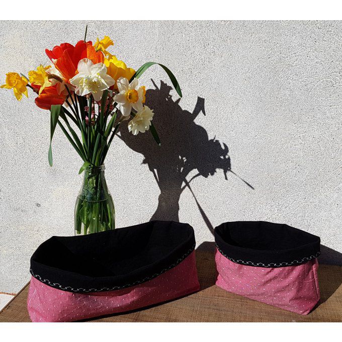 Lot paniers de rangement personnalisable 100% 
