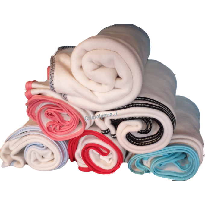 Plaid personnalisable en coton biologique