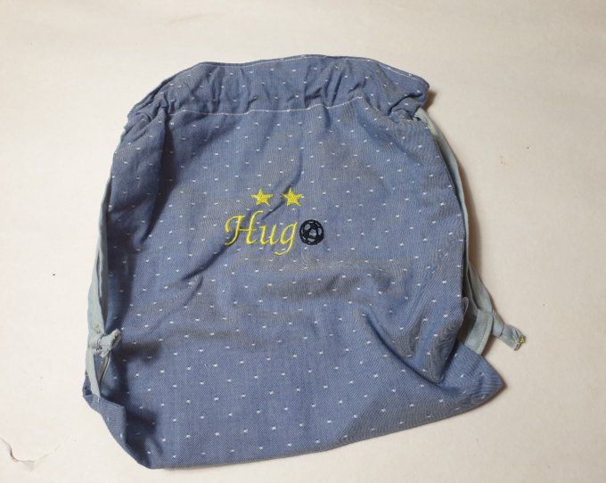 Sac a dos coton biologique "Hugo"