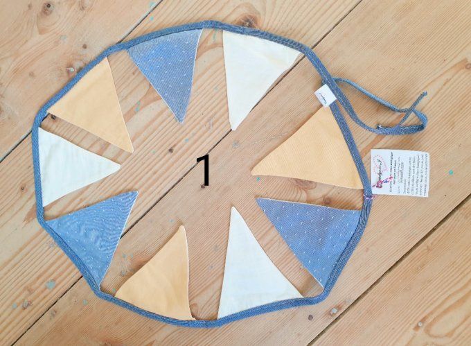 Guirlande fanions en coton biologique