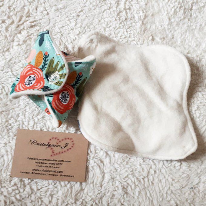 Protege slip lavable en coton biologique